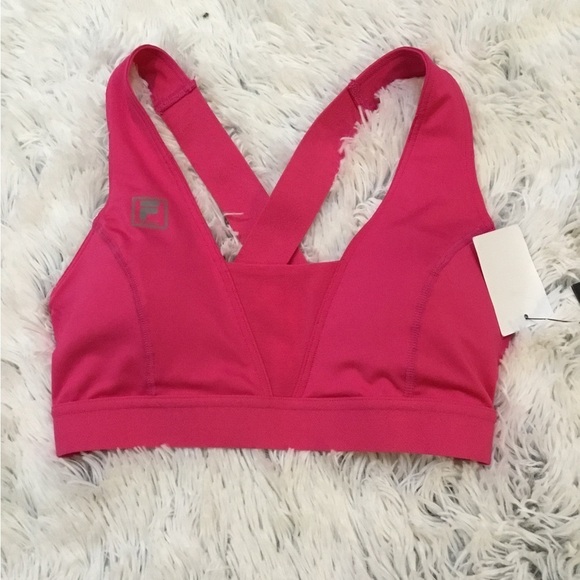 Fila Sport pink workout cross back sport bra Woman’s size XS NWT - Picture 1 of 9